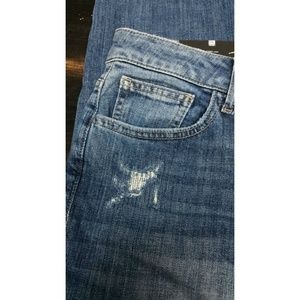 DL1961 Jeans - No. 6 Ripped Slouchy Skinny Scratched Wash Jean DL1961 Jeans - No. 6 Ripped Slouchy Skinny Scratched Wash Jean